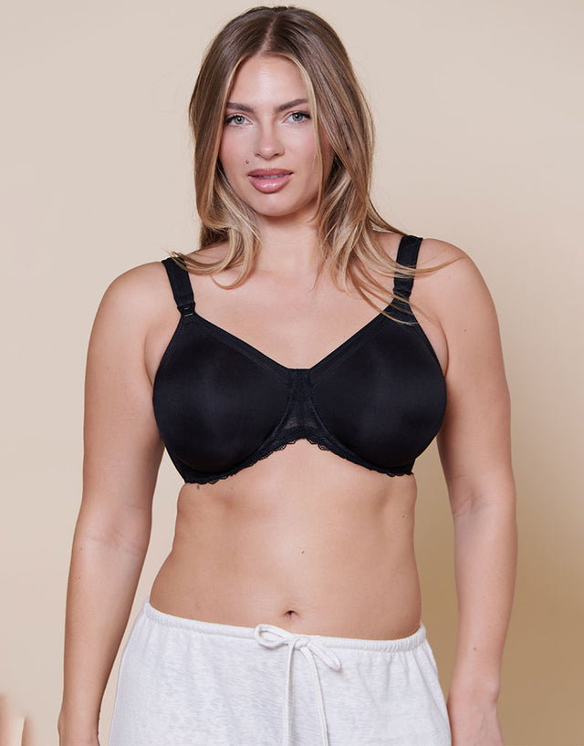 Parfait Leila Moulded Balcony Nursing Bra Black