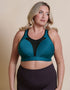 Royce Aerocool High Impact Sports Bra Teal Green