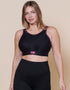 Royce Impact Free Sports Bra Black/Pink