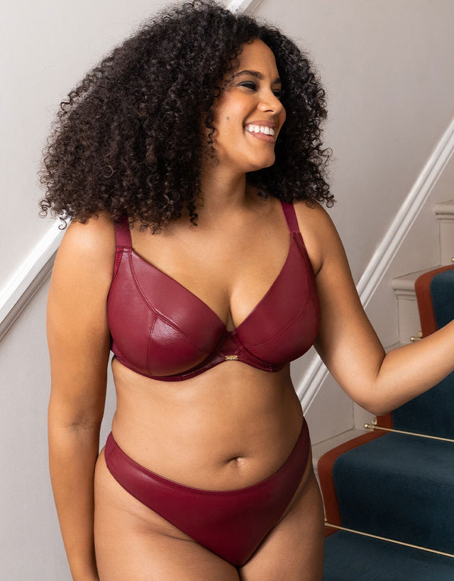 Curvy Kate Lush Full Plunge Bra Oxblood