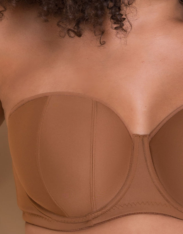Curvy Kate Luxe Strapless Multiway Bra Caramel