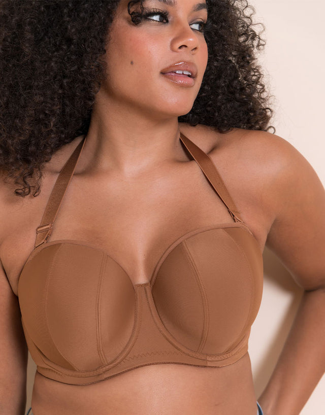 Curvy Kate Luxe Strapless Multiway Bra Caramel