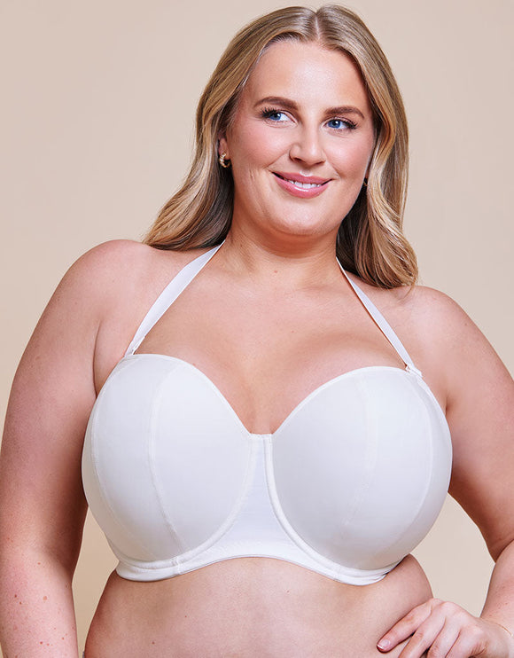 Curvy Kate Luxe Strapless Multiway Bra Pearl Ivory – Curvy Kate UK