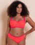 Curvy Kate Minimalist Bikini Brief Coral/Pink