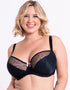 Curvy Kate Moody Bloom Balcony Bra Black