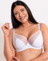 Curvy Kate Moody Bloom Balcony Bra White