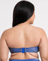 Curvy Kate Sapphire Seas Bandeau Bikini Top Blue Sparkle
