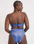 Curvy Kate Sapphire Seas High Waist Bikini Brief Blue Sparkle