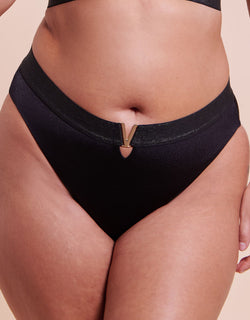 Curvy Kate Siren Seas High Leg Bikini Brief Black