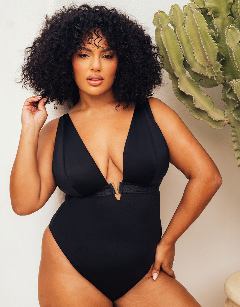 Siren Seas Non Wired Plunge Swimsuit