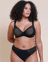 Curvy Kate Smoothie Lace Brazilian Brief Black
