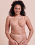 Curvy Kate Smoothie Lace Brazilian Brief Latte