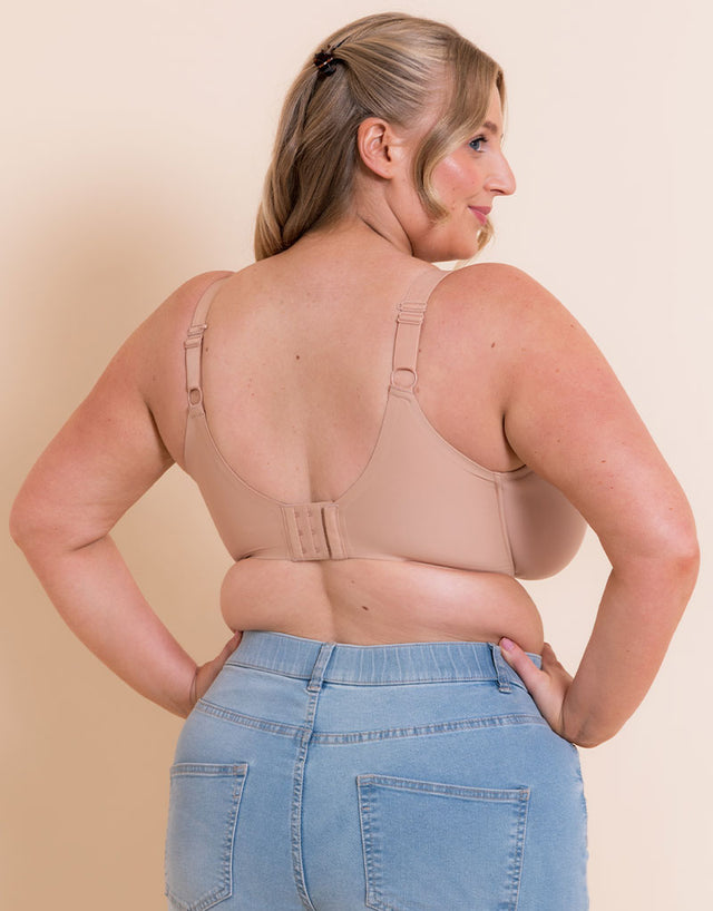 Curvy Kate Smoothie Spacer Moulded T-Shirt Plunge Bra Latte