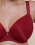 Curvy Kate Smoothie Spacer Moulded T-Shirt Plunge Bra Deep Red