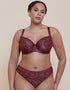 Curvy Kate Spellbound Printed Balcony Bra Cherry Print