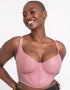 Curvy Kate Storm Scooped Longline Balcony Bra Dusky Rose