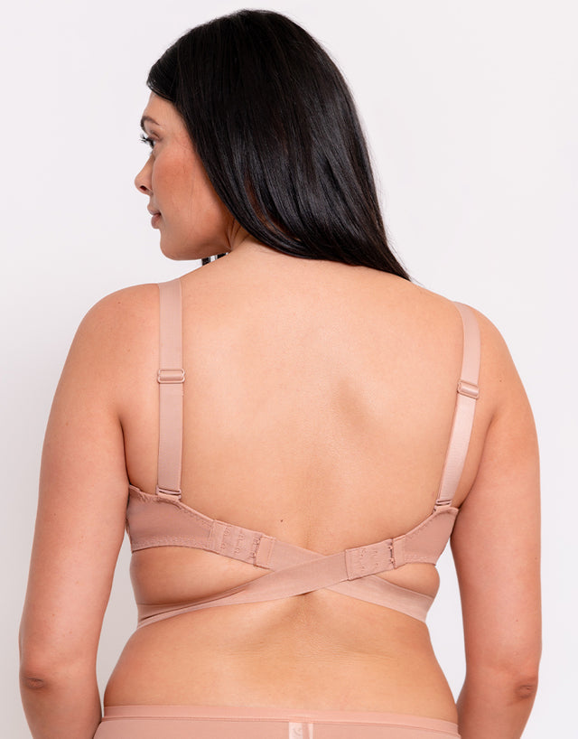 Curvy Kate Superplunge Multiway Padded Plunge Bra Latte