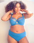 Curvy Kate Victory Polka Balcony Bra Blue