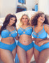 Curvy Kate Victory Polka Balcony Bra Blue