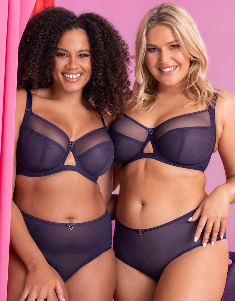 Curvy Kate Victory Side Support Balcony Bra Deep Purple – Curvy Kate UK