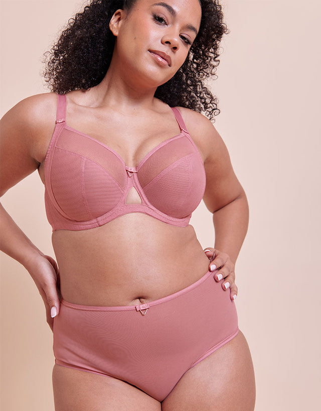 Curvy Kate Victory Side Support Balcony Bra Rose Pink