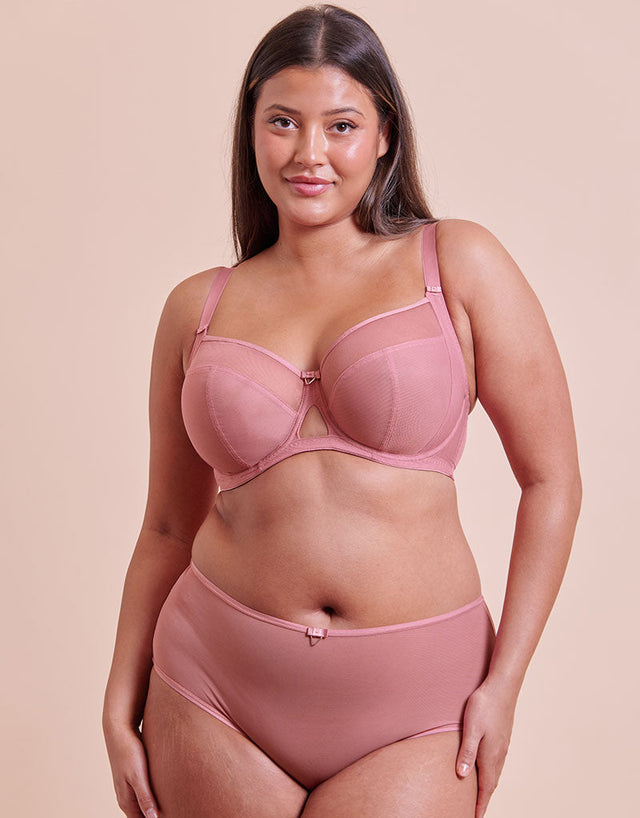 Curvy Kate Victory Side Support Balcony Bra Rose Pink