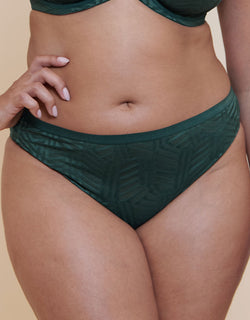 Curvy Kate WonderFull Vibe High Leg Brief Emerald