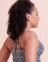 Curvy Kate Wild Horizon Non-Wired Multiway Tankini Top Black Print