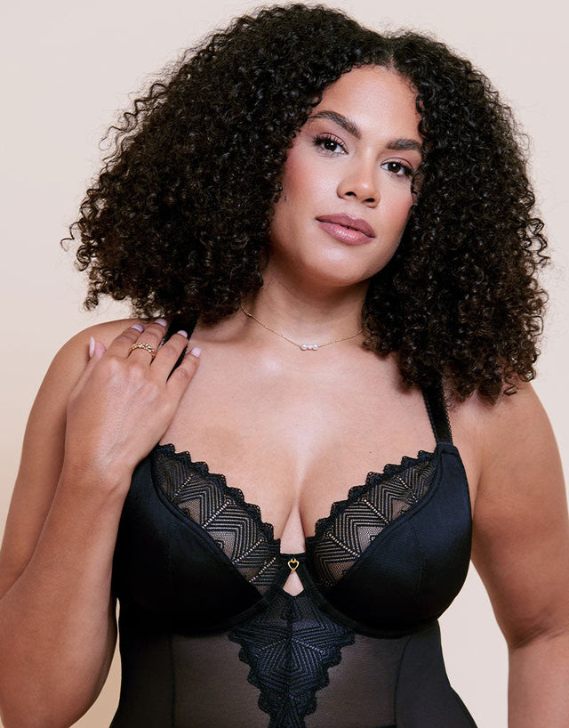 Curvy Kate Wild One Balcony Body Black