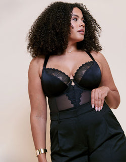 Curvy Kate Wild One Balcony Body Black