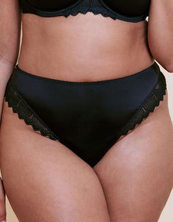Curvy Kate Wild One Brazilian Brief Black
