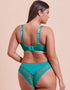 Curvy Kate Wild One Brazilian Brief Teal Blue