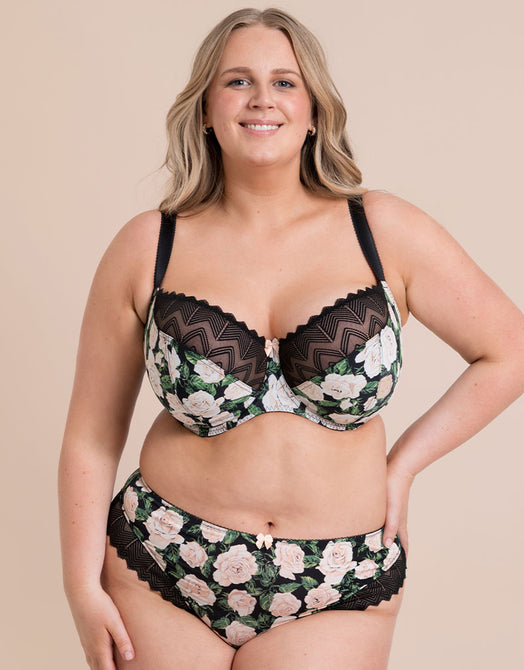 Curvy Kate Wild One Balcony Bra Floral Print