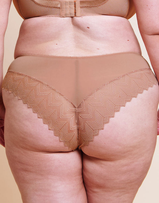 Curvy Kate Wild One Brazilian Brief Latte