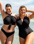 Models both wear a size 32H