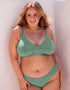 Curvy Kate Zen Non-Wired Bralette Sage Green