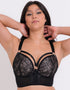 Curvy Kate Non-Stop Superplunge Longline Bra Black/Pink