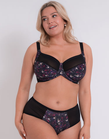 Collection: Women's Animal & Floral Print Bras in Cup Sizes D+