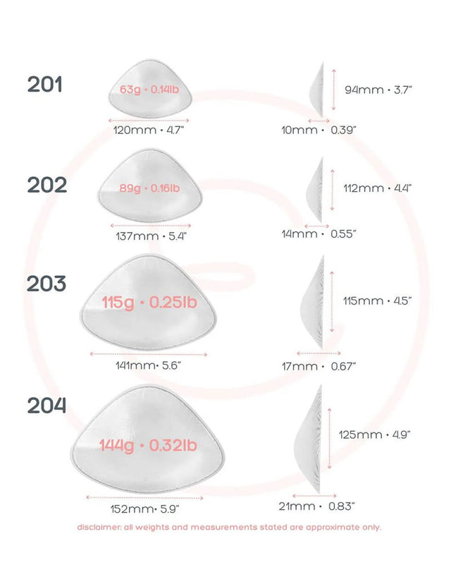 Evenly Bra Balancer Difference of 1-2 Cup Sizes Clear