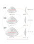 Evenly Bra Balancer Difference of 1-2 Cup Sizes Clear