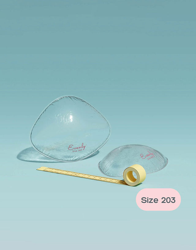 Evenly Bra Balancer Difference of 1-2 Cup Sizes Clear