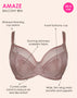 Curvy Kate Amaze Balcony Side Support Bra Mink