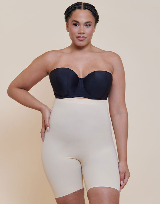 Magic Maxi Sexy Bermuda High Waist Firm Control Short Latte Beige