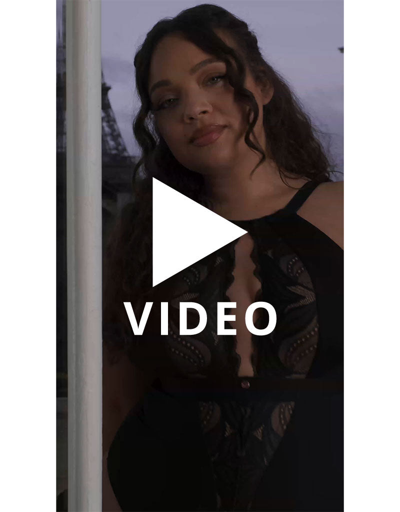 Watch the video lookbook of our Scantilly Indulgence stretch body in Black