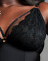 Scantilly Embrace Wired Deep Plunge Chemise Black