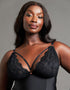 Scantilly Embrace Wired Deep Plunge Chemise Black