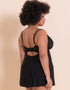 Scantilly Embrace Wired Deep Plunge Chemise Black