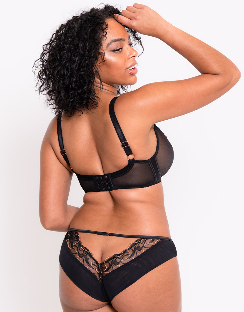 Scantilly Fascinate Brazilian Black – Curvy Kate UK