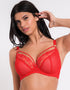 Scantilly Fascinate Plunge Bra Poppy Red