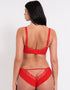 Scantilly Fascinate Plunge Bra Poppy Red